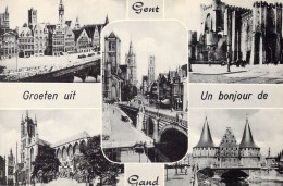 BELGIQUE - Gent - Un Bonjour De Gand - Carte Postale Ancienne - Gent