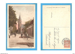Bussum Kerkstraat Met Nw Prot Kerk 1915 RY50778 - Bussum