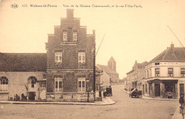 BELGIQUE - WOLOWE ST PIERRE - Vue De La Maison Communale Et La Rue Félix Poels - Carte Postale Ancienne - St-Pieters-Woluwe - Woluwe-St-Pierre