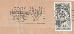 CORK CHORAL FESTIVAL Cover IRELAND Slogan Stamps Music - Briefe U. Dokumente