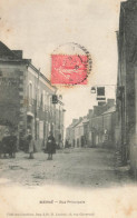 Bierné * 1906 * Rue Principale Du Village * Hôtel * Enfants Villageois - Bergeret