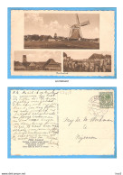 Ameland Nes 3-luik Met Molen Reclame 1931 RY53978 - Ameland