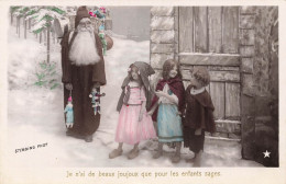 Santa Claus , Père Noël * Carte Photo * Joyeux NOEL Joyeuse St Nicolas * Enfants - Santa Claus