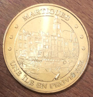 13 MARTIGUES UNE ÎLE EN PROVENCE MÉDAILLE MONNAIE DE PARIS 2010 JETON TOURISTIQUE MEDALS COINS TOKENS VENISE - 2010