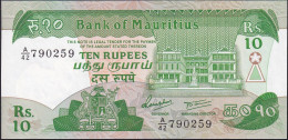 MAURITIUS - 10 Rupees Nd.(1985) UNC P.35 B - Mauritius