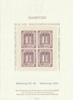 Hamburg, Neudruck 1978 Nr. 20 (mit Randtext) - Hambourg