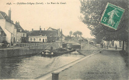 CHATILLON COLIGNY LE PONT DU CANAL PENICHE - Chatillon Coligny