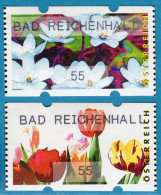 2006 Österreich Austria Automatenmarken ATM 6.2 + 7.2 / Blumen / BAD REICHENHALL / 55 Ct. ** Frama Automatici Etiquetas - Vignette [ATM]