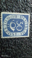 FEDERAL CUMHURİYET-1948-54       30PFG    POSTHORN    USED - Gebraucht