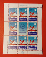 1985 Jugoslavia - Miniatuur Sheet Postfris - Rowing