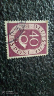 FEDERAL CUMHURİYET-1948-54       40PFG    POSTHORN    USED - Gebraucht