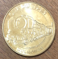 68 MULHOUSE CITÉ DU TRAIN LOCOMOTIVE MDP 2008 MÉDAILLE SOUVENIR MONNAIE DE PARIS JETON TOURISTIQUE MEDALS COINS TOKENS - 2008