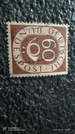 FEDERAL CUMHURİYET-1948-54       60PFG    POSTHORN    USED - Gebraucht