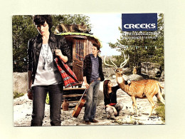 CREEKS Dépliant 4 Cartes Postales NOUVELLE COLLECTION EN EXCLUSIVITE A LA HALLE - Magasins