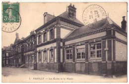 (76) 977, Pavilly, ELD 3, Les Ecoles Et La Mairie - Pavilly