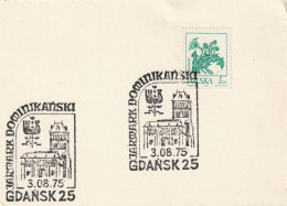 A 610) POLEN 1975.08.3, SSt Dominikaner-Markt GDANSK 25, Marienkirche - Sonstige & Ohne Zuordnung