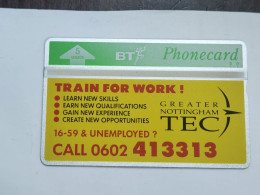 United Kingdom-(BTP173)-TRAIN FOR WORK-(225)(5units)(343K98155)(tirage-4.000)(price Cataloge-4.00£-mint - BT Private