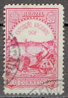Brasil 1908 - National Trade Fair - Michel 178   Used, Oblitéré, Gest. - Used Stamps