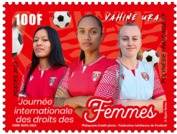 FRENCH POLYNESIA 2023 PEOPLE Women FOOTBALL - Fine Stamp MNH - Nuovi