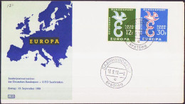 Europa CEPT 1958 Sarre - Saarland FDC4 Y&T N°421 à 422 - Michel N°439 à 440 - 1958