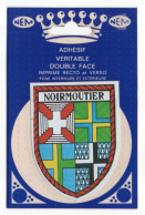 CP Adhesif 269, Blason Adhésif Double Face NEM, 85 Noirmoutier - Noirmoutier