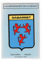 CP Adhesif 320,  Blason Adhésif PMC, 40 Gabarret - Gabarret