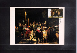 Netherlands 2000 Rembrandt Painting Maximum Card - Cartoline Maximum