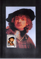 North Korea 1990 Rembrandt Painting Maximum Card - Rembrandt