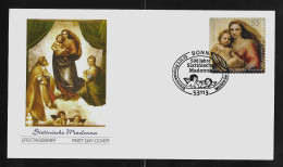 2012 Joint Germany And Vatican, FDC GERMANY WITH 1 STAMP: Sistine Madonna - Emissions Communes