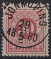 SWEDEN 1878 - Canceled - Sc# 36 - Gebruikt