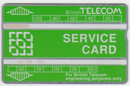 BT Phonecard  - 200unit Service Card - Superb Fine Mint - BT Engineer BSK Service Test Issues