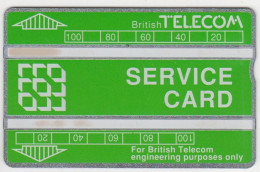 BT Phonecard  - 200unit Service Card - Superb Fine Mint - BT Engineer BSK Service : Emissioni Di Test