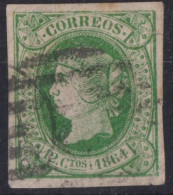 SPAIN 1864 - Canceled - Sc# 63 - Gebraucht