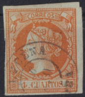 SPAIN 1860- Canceled - Sc# 50 - Oblitérés
