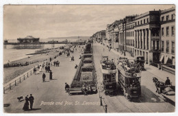 ST. LEONARDS - Parade And Pier - Valentine - Trams - Hastings