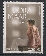 FRANCE - 2021 - N°Yv. 5491 - Dora Maar - Neuf Luxe ** / MNH / Postfrisch - Photographie