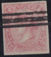 SPAIN 1865 - Canceled - Sc# 67 - Oblitérés