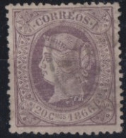 SPAIN 1866 - Canceled - Sc# 87 - Used Stamps