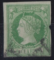 SPAIN 1860 - Canceled - Sc# 49 - Usados