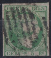 SPAIN 1853 - Canceled - Sc# 22 - Gebruikt