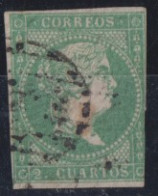 SPAIN 1855 - Canceled - Sc# 36 - Used Stamps