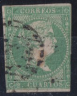 SPAIN 1855 - Canceled - Sc# 36 - Usados