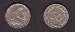 GERMANY   50 PFENNIG 1949 F (KM # 104) #7310 - 50 Pfennig