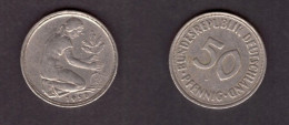 GERMANY   50 PFENNIG 1950 J (KM # 109.1) #7311 - 50 Pfennig