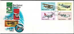 New Zealand 1974 Air Transport FDC - FDC