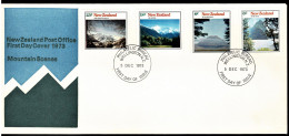 New Zealand 1973 Mountain Scenes FDC - FDC