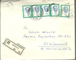 LETTER 1983  REGISTERED  MURATLI - Storia Postale