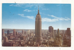 Cp, ETATS UNIS, NY, New York City, EMPIRE STATE BUILDING, Voyagée 1964 - Empire State Building