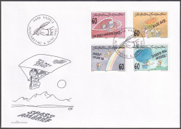 LIECHTENSTEIN 1995 Mi-Nr. 1111/14 FDC - FDC