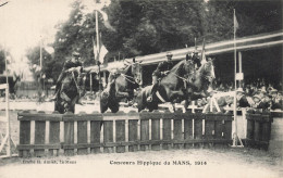 Le Mans * Concours Hippique 1914 * Saut D'obstacle * Cheval Chzvaux Hippisme équitation - Le Mans